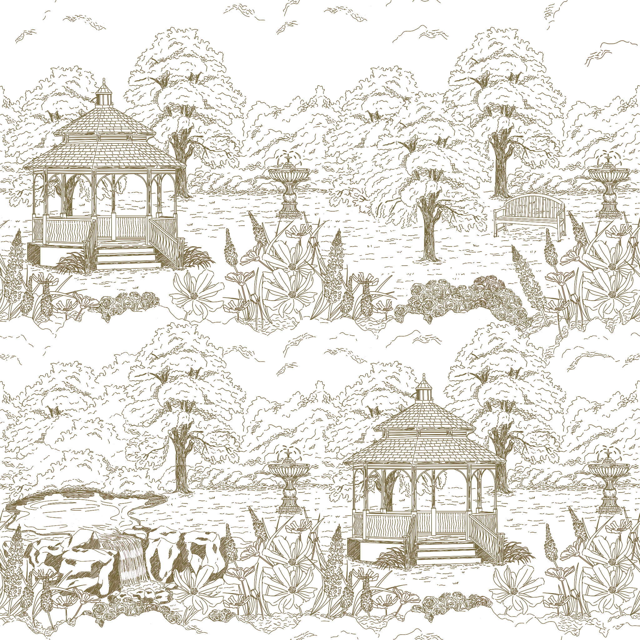 A Quite Afternoon Digital Pattern