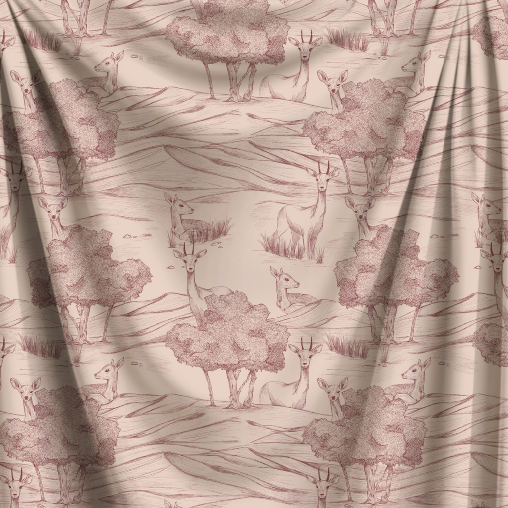 Gazelle Silk Fabric