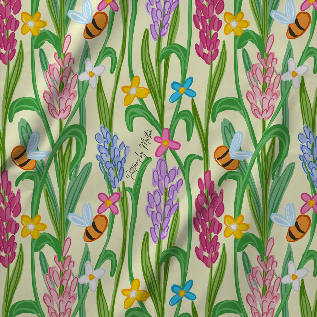 Busy Bees Cotton Fabric
