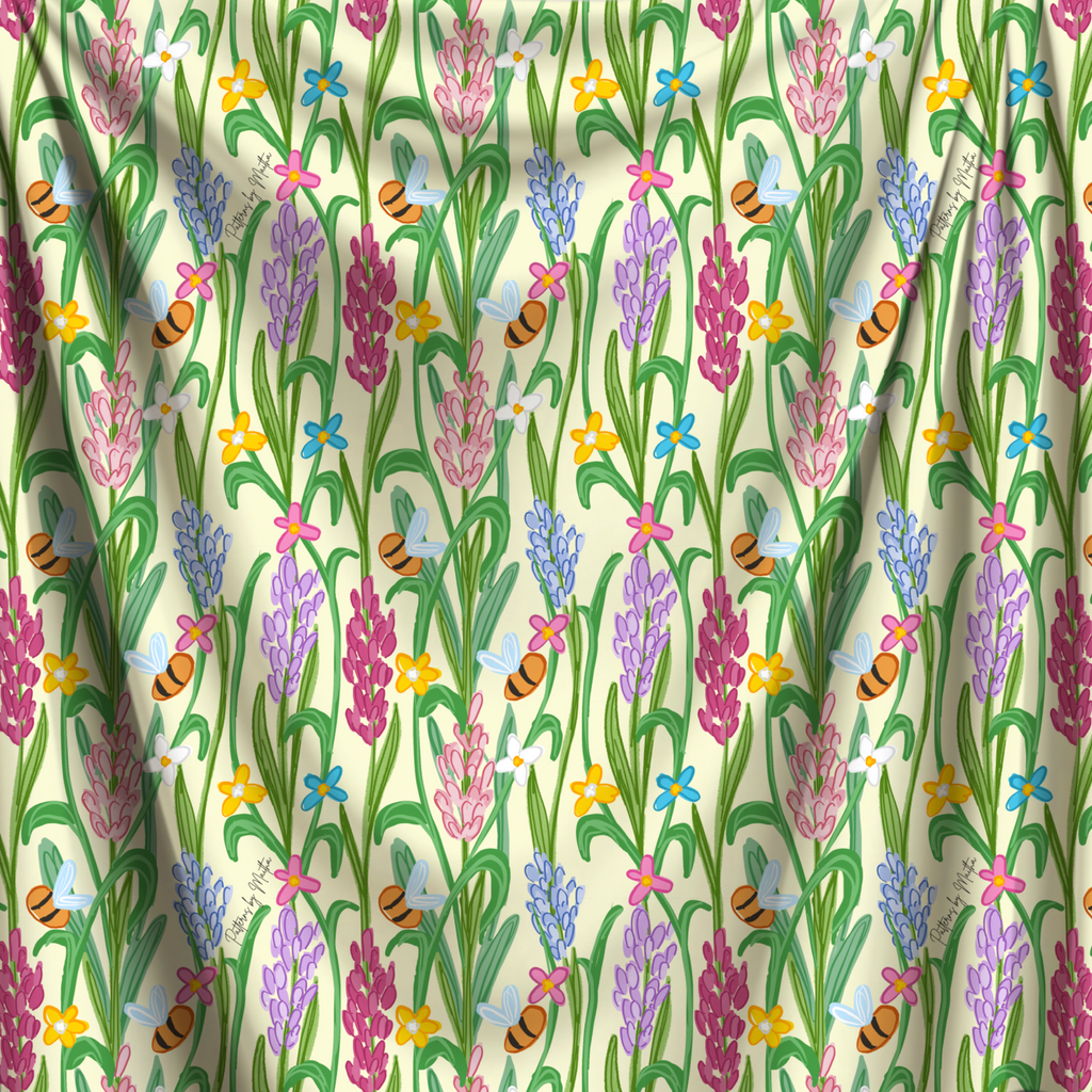 Busy Bees Cotton Fabric