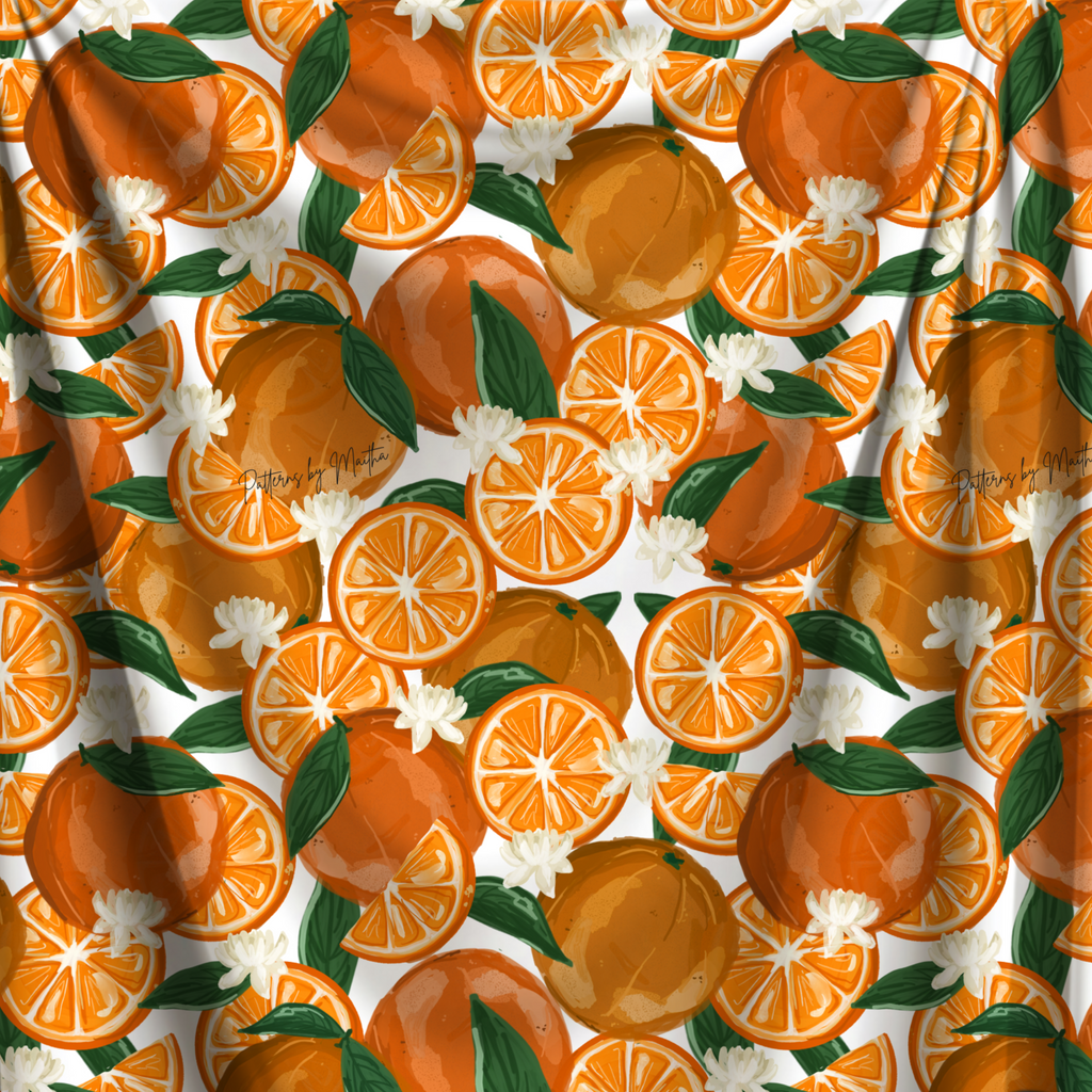 Citrus Cotton Fabric