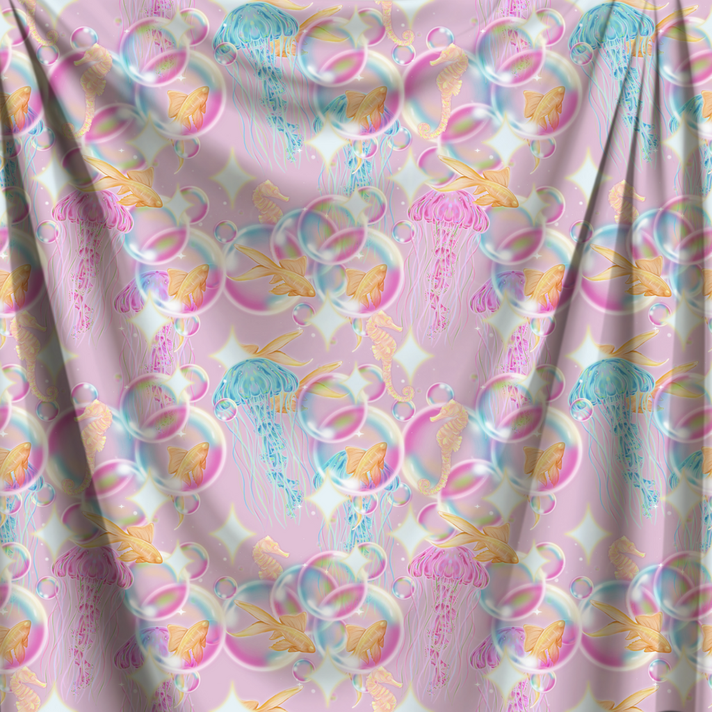 Sea Glow Cotton Fabric