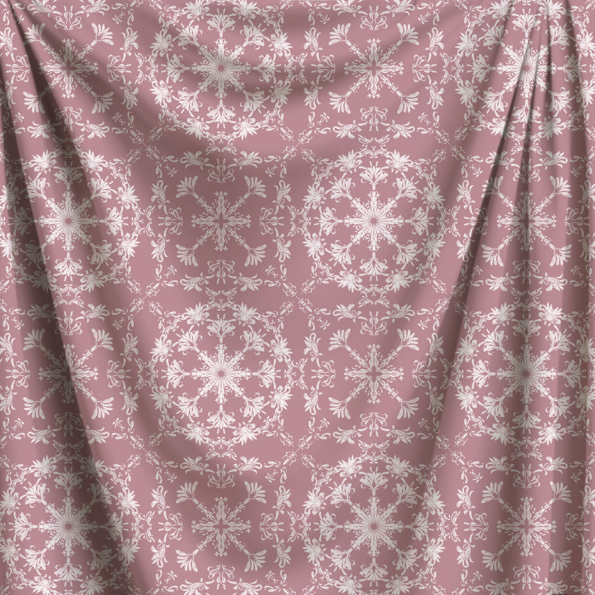 Porcelain Bloom Digital Pattern