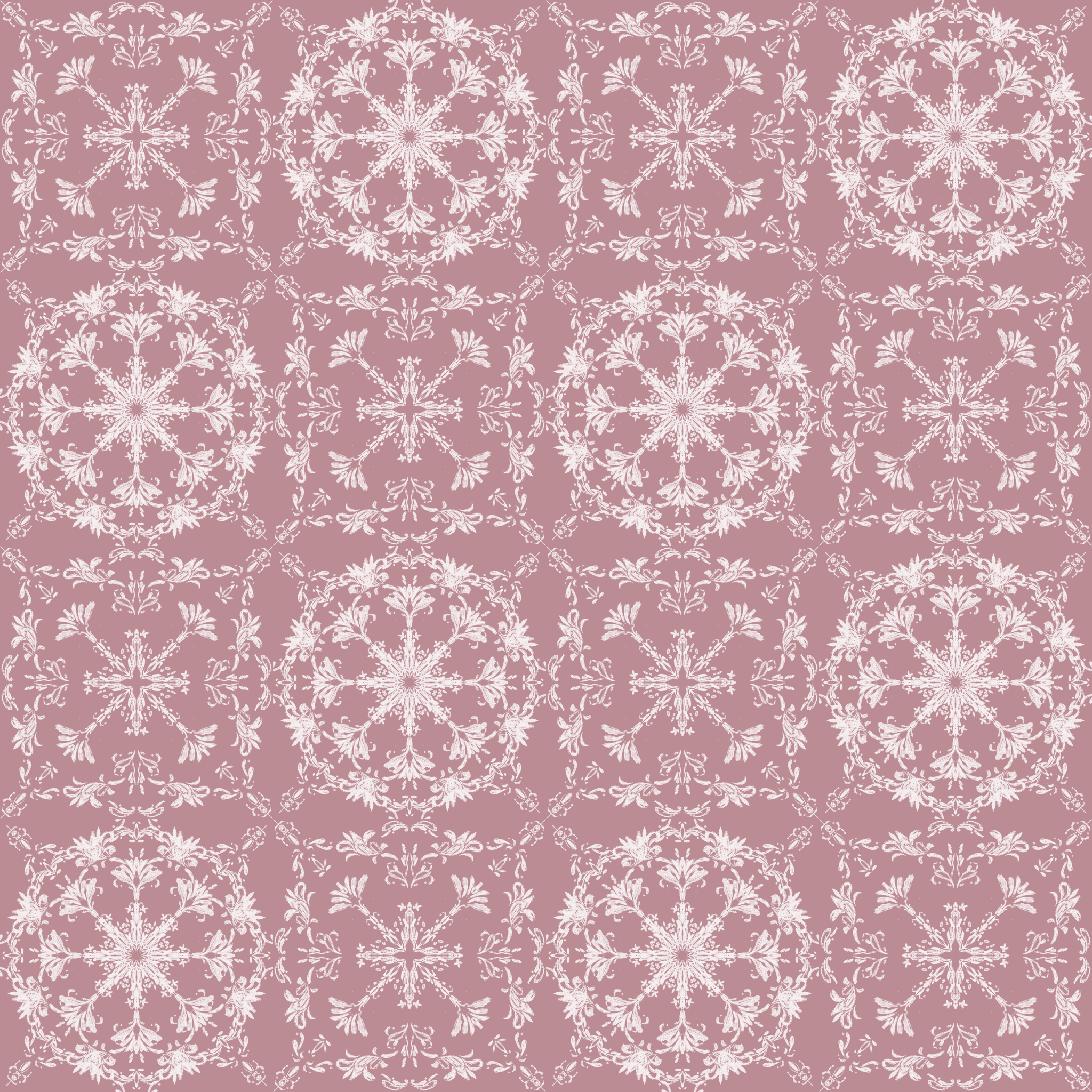 Porcelain Bloom Digital Pattern