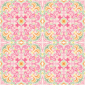 Pink Mosaic Digital Pattern
