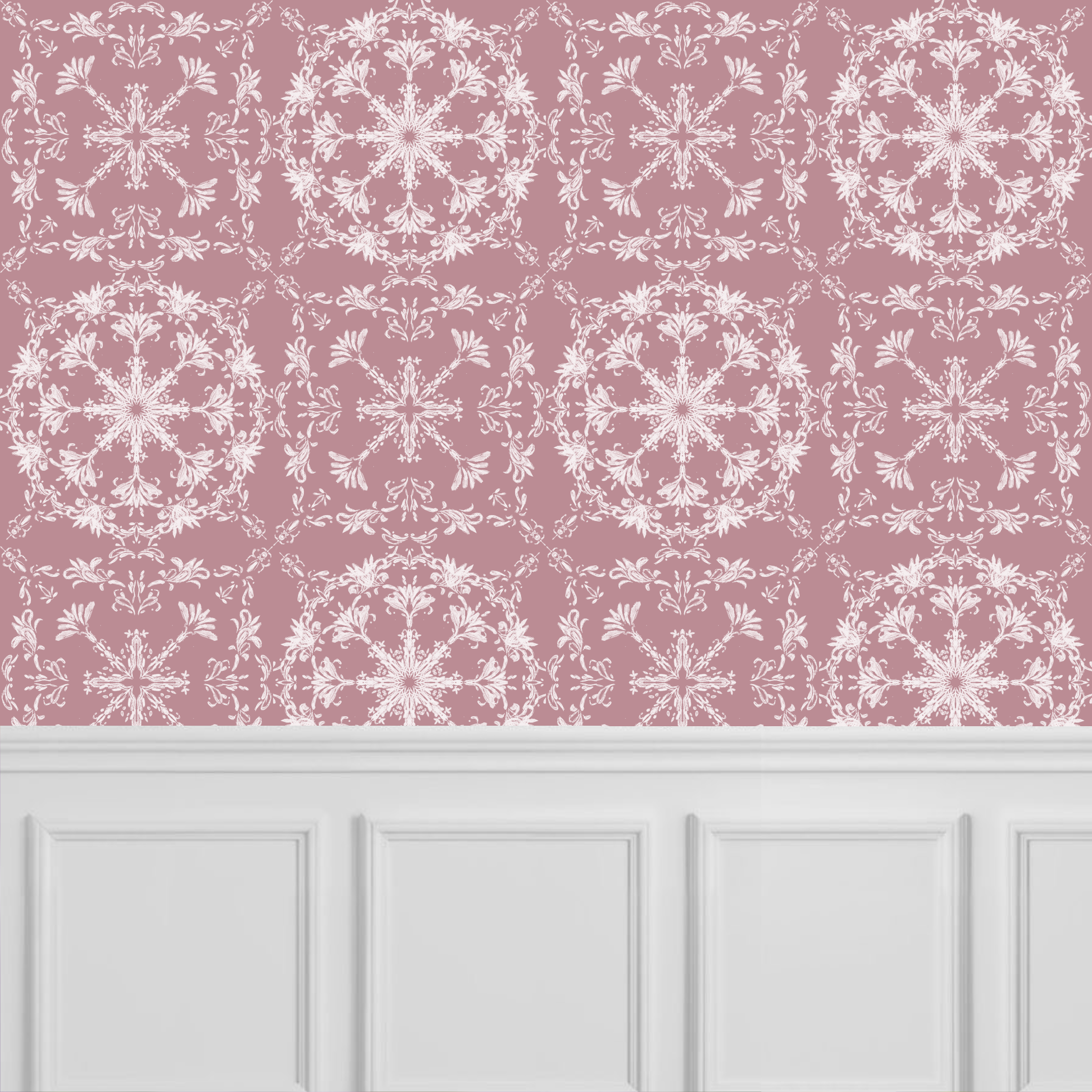 Porcelain Bloom Digital Pattern