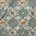 Cats' Society Cotton Fabric