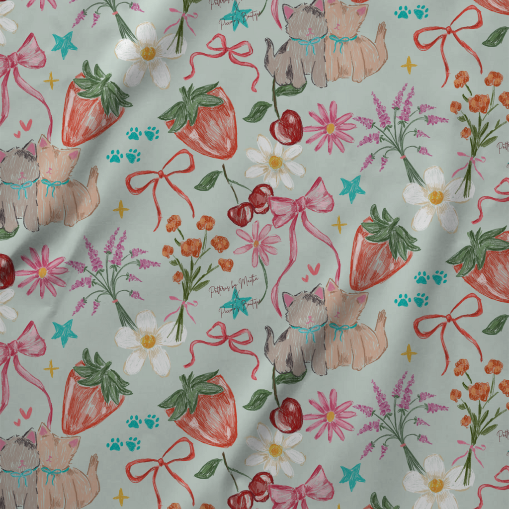 Little Sweethearts Cotton Fabric