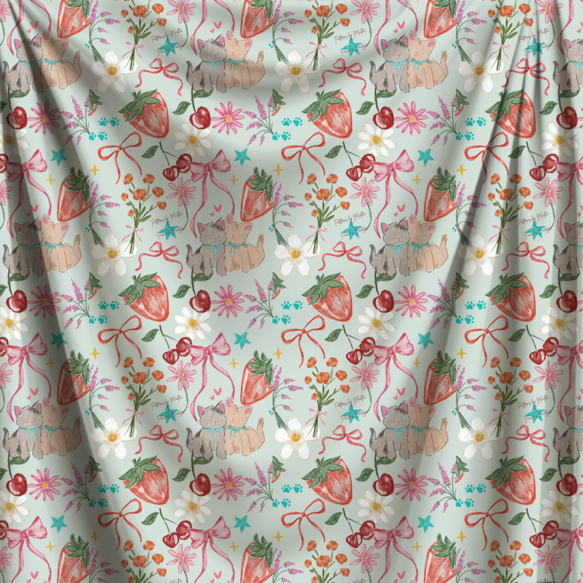 Little Sweethearts Cotton Fabric