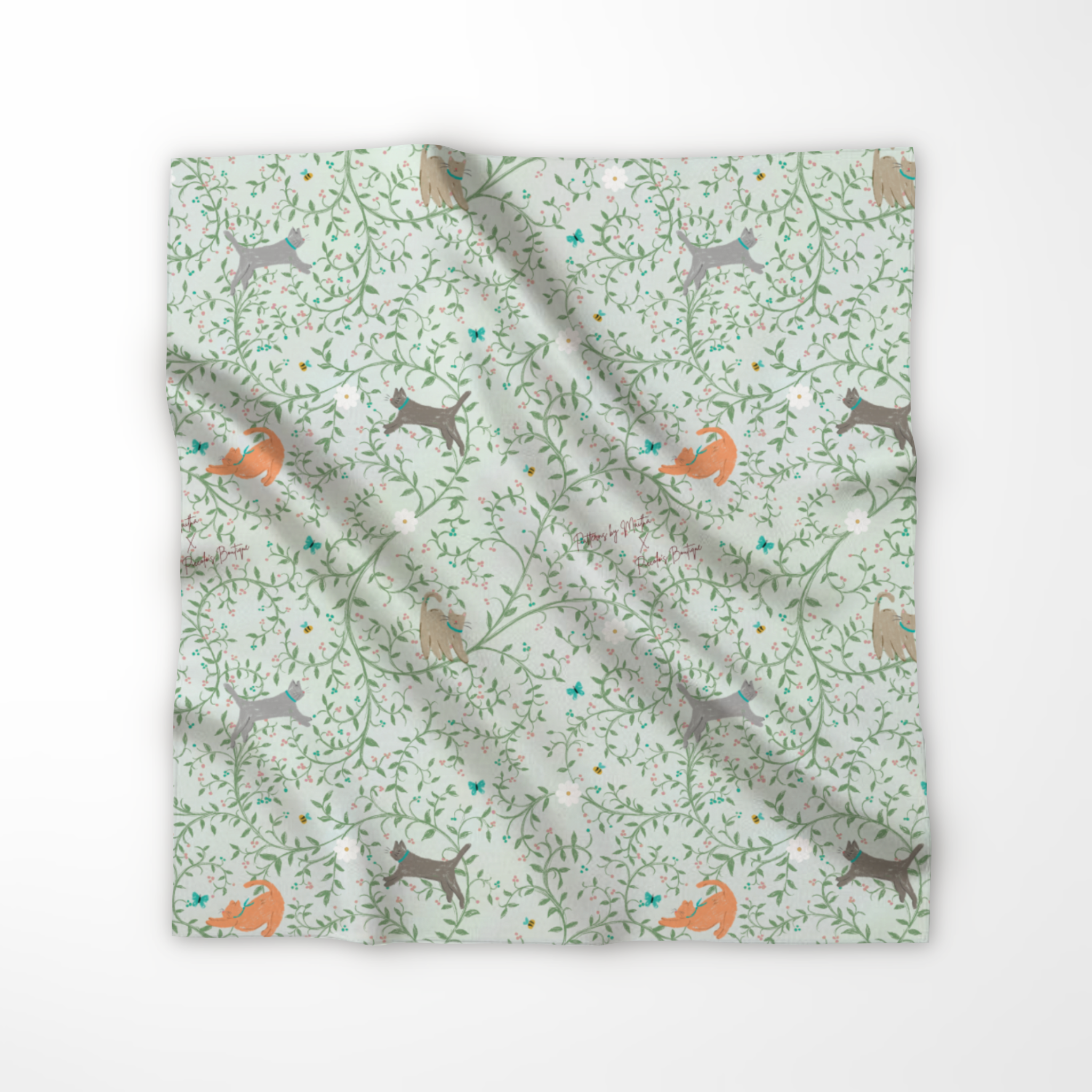 Piccolo & Friends Pets Cotton Fabric