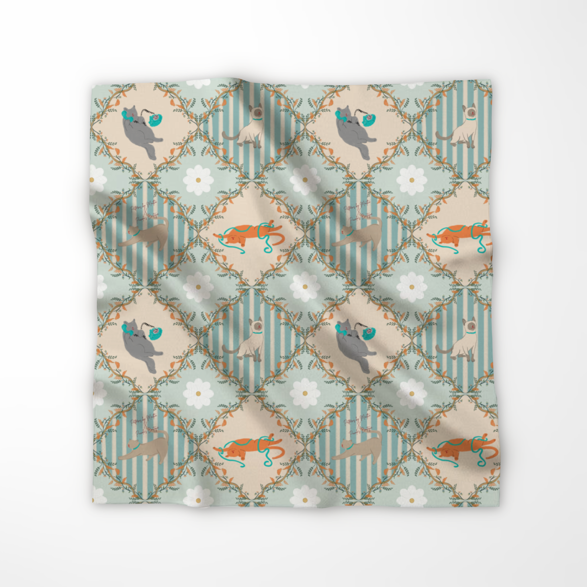 Cats' Society Pets Cotton Fabric