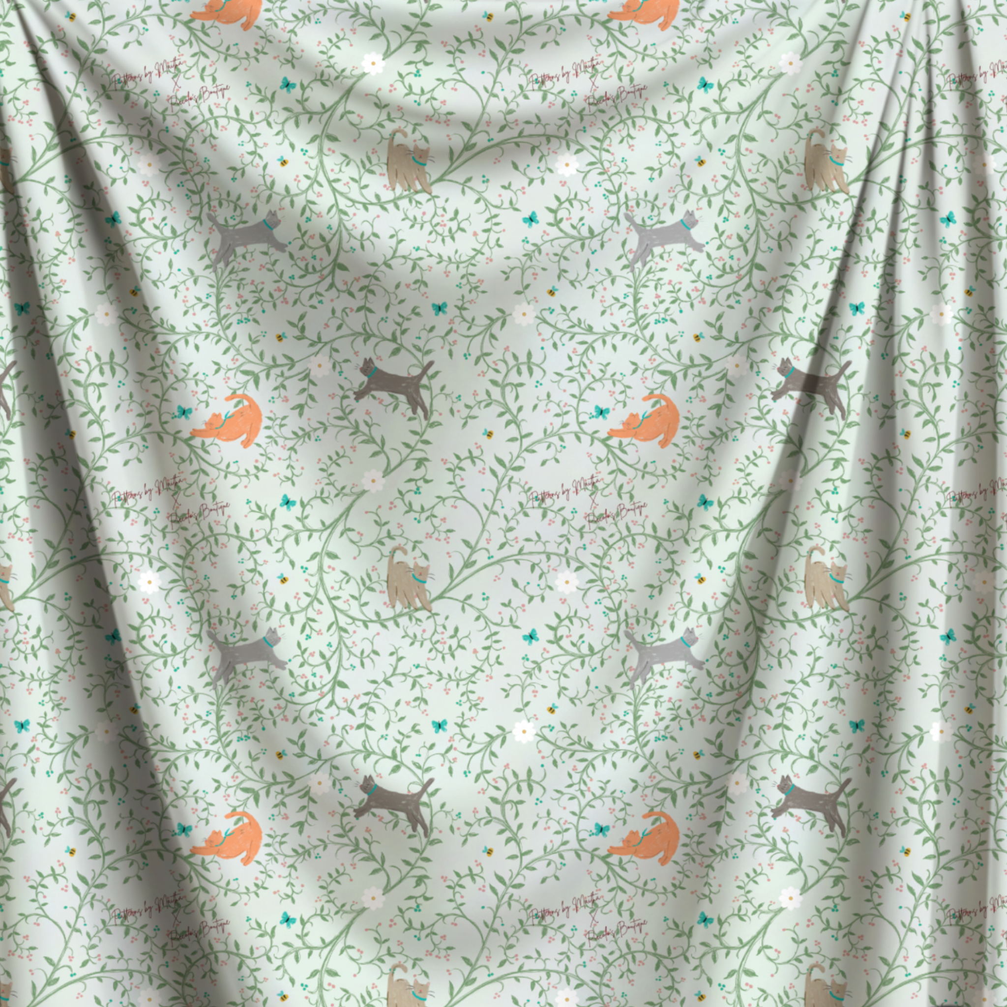 Piccolo & Friends Cotton Fabric